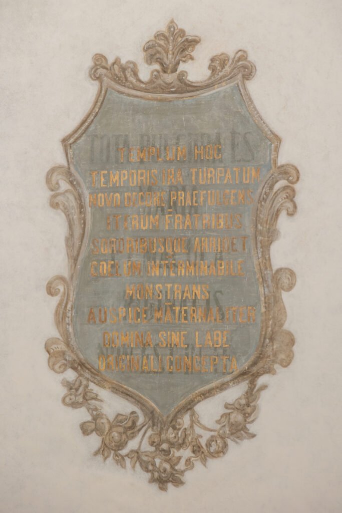 Restauro degli apparati decorativi della Chiesa dell’Immacolata Concezione in Paganica (AQ) Restauro degli apparati decorativi della Chiesa dell’Immacolata Concezione in Paganica (AQ)