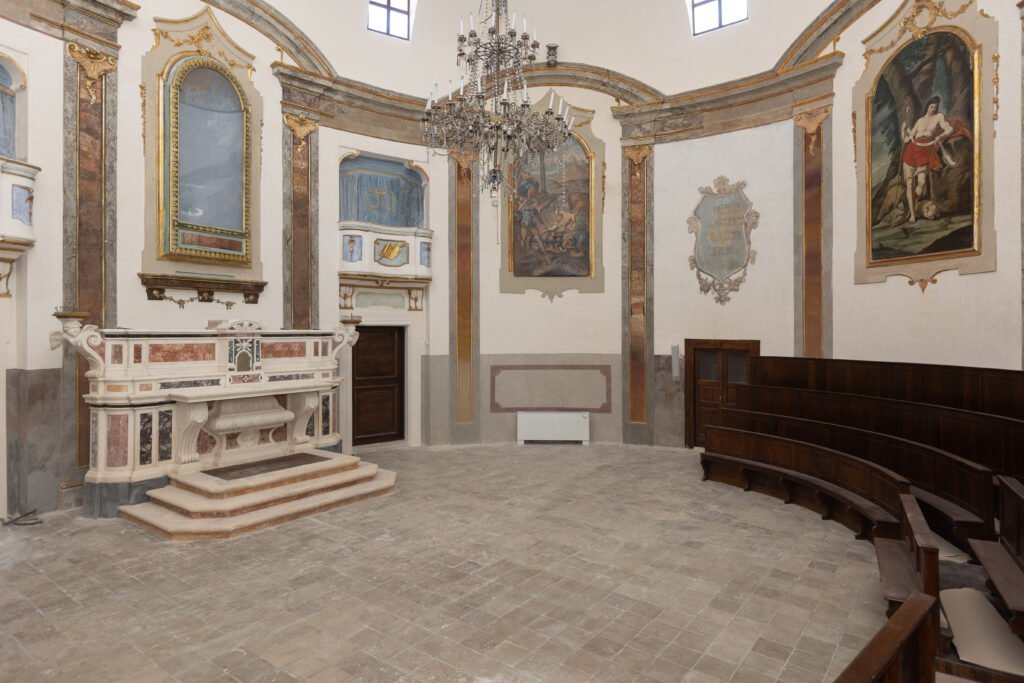 Restauro degli apparati decorativi della Chiesa dell’Immacolata Concezione in Paganica (AQ) Restauro degli apparati decorativi della Chiesa dell’Immacolata Concezione in Paganica (AQ)